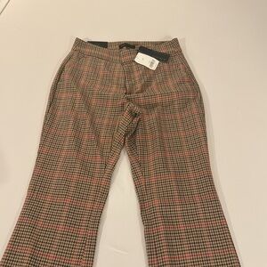 BRAND NEW Banana Republic full length patterned work pant.